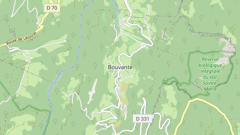 Carte de localisation de l'évènement