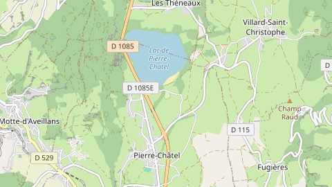 Carte de localisation de l'évènement