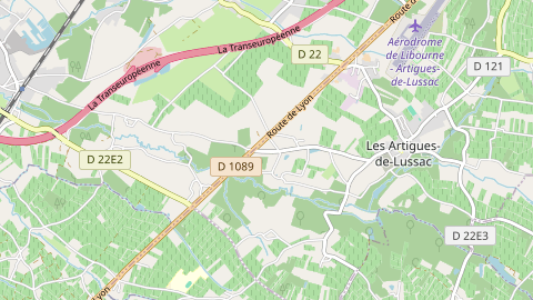 Carte de localisation de l'évènement