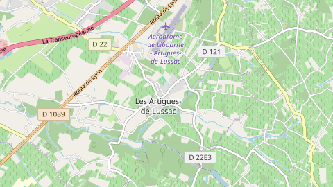 Carte de localisation de l'évènement