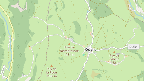 Carte de localisation de l'évènement
