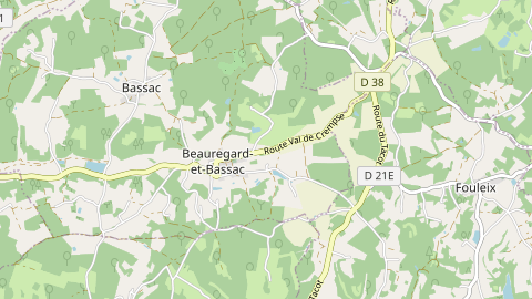 Carte de localisation de l'évènement