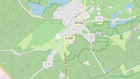 Carte de localisation de l'évènement