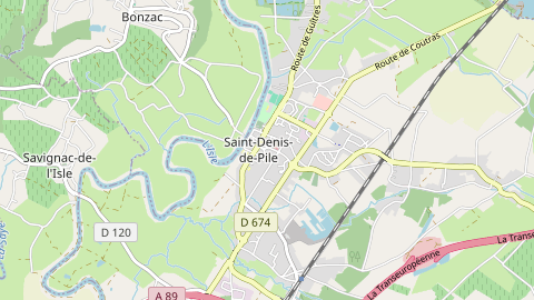 Carte de localisation de l'évènement