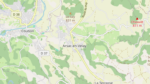 Carte de localisation de l'évènement