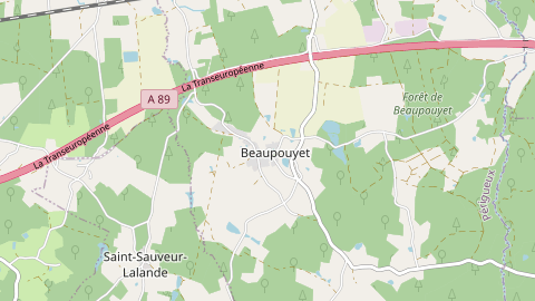 Carte de localisation de l'évènement