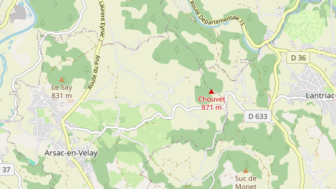 Carte de localisation de l'évènement