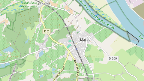 Carte de localisation de l'évènement