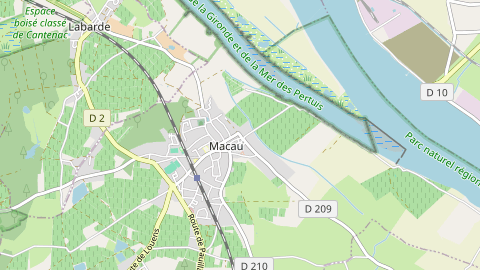 Carte de localisation de l'évènement