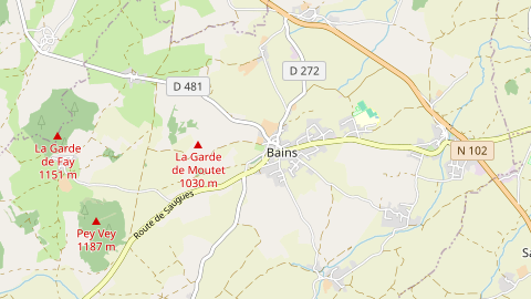Carte de localisation de l'évènement