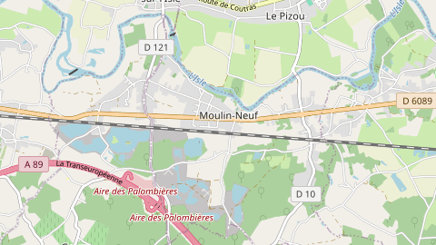 Carte de localisation de l'évènement
