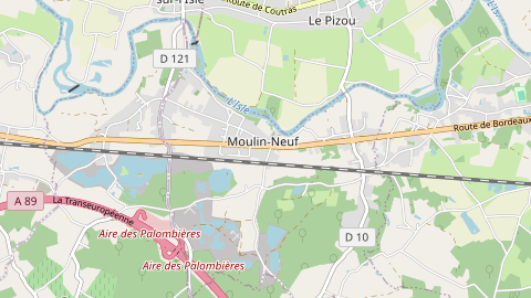 Carte de localisation de l'évènement