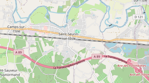 Carte de localisation de l'évènement