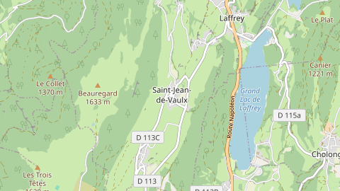 Carte de localisation de l'évènement