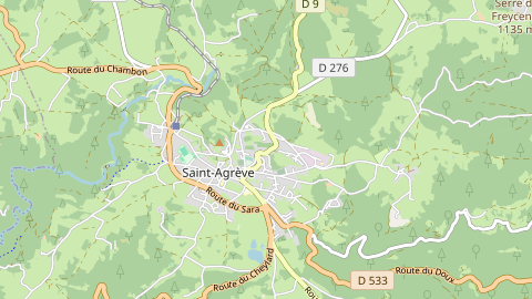 Carte de localisation de l'évènement