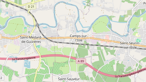 Carte de localisation de l'évènement