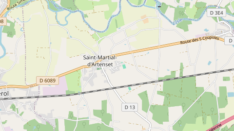 Carte de localisation de l'évènement