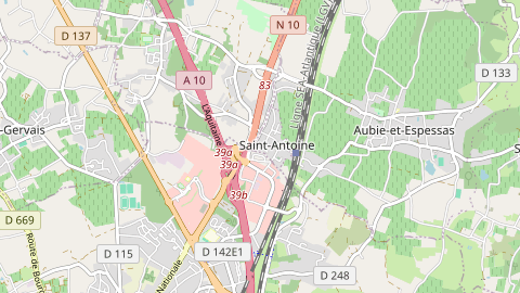 Carte de localisation de l'évènement