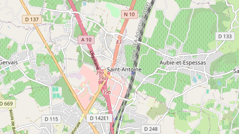 Carte de localisation de l'évènement