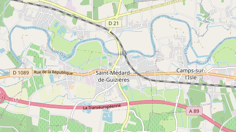 Carte de localisation de l'évènement