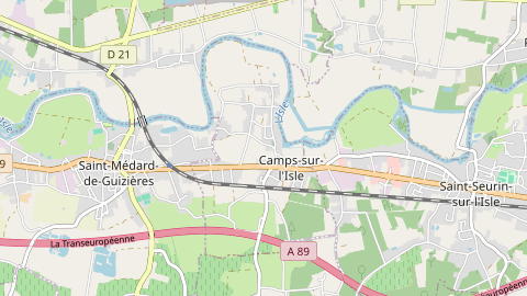 Carte de localisation de l'évènement