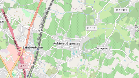Carte de localisation de l'évènement