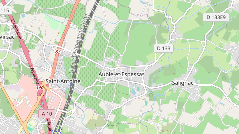 Carte de localisation de l'évènement