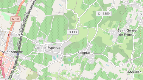 Carte de localisation de l'évènement