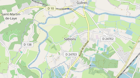 Carte de localisation de l'évènement