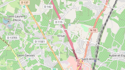 Carte de localisation de l'évènement