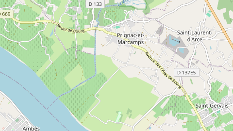 Carte de localisation de l'évènement