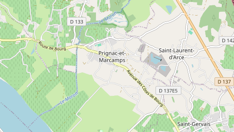 Carte de localisation de l'évènement