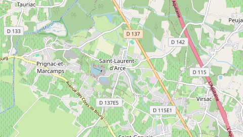 Carte de localisation de l'évènement