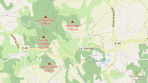 Carte de localisation de l'évènement