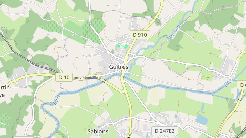 Carte de localisation de l'évènement