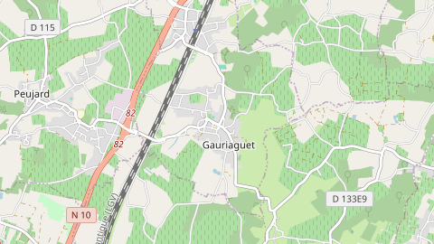 Carte de localisation de l'évènement