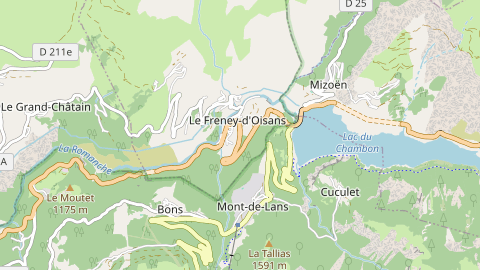 Carte de localisation de l'évènement