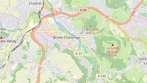 Carte de localisation de l'évènement