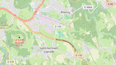 Carte de localisation de l'évènement