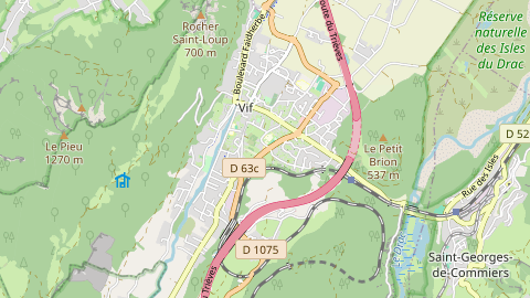 Carte de localisation de l'évènement