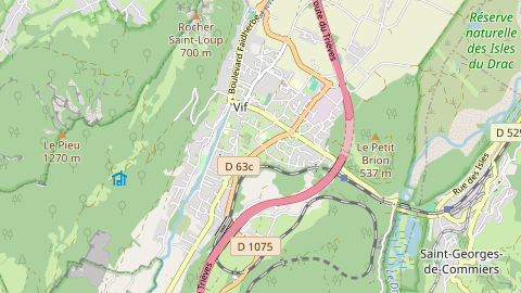 Carte de localisation de l'évènement