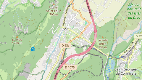 Carte de localisation de l'évènement