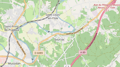 Carte de localisation de l'évènement