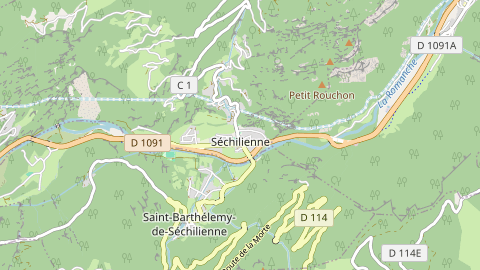 Carte de localisation de l'évènement