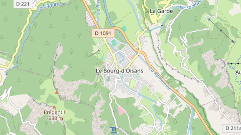 Carte de localisation de l'évènement