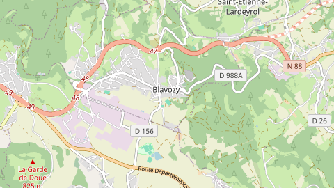 Carte de localisation de l'évènement