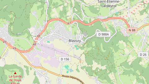 Carte de localisation de l'évènement