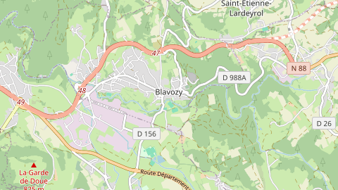Carte de localisation de l'évènement