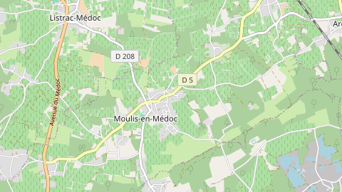 Carte de localisation de l'évènement