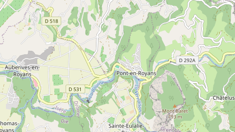 Carte de localisation de l'évènement